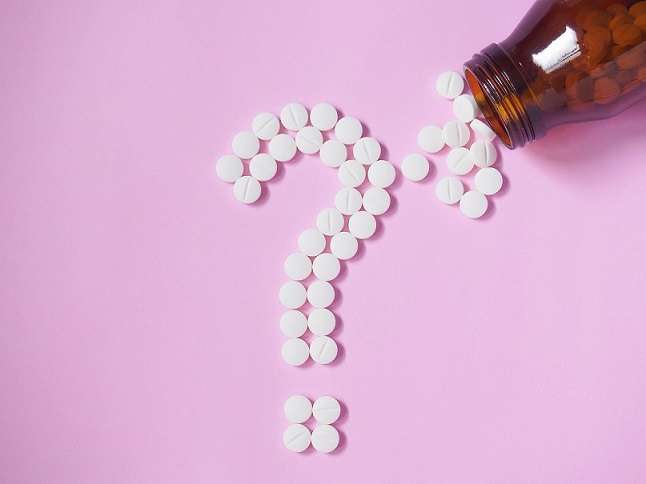 pill question mark- small