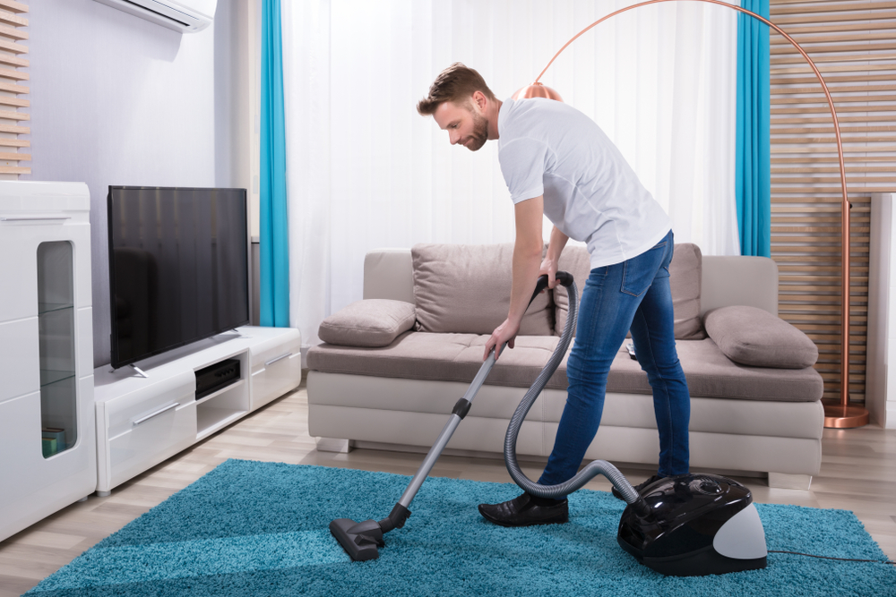 vacuuming for activity